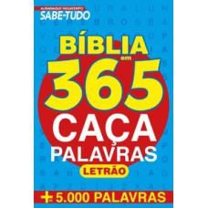 Almanaque Passatempo - Sabe tudo - Bíblia em 365 caça-palavras - Letrão