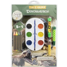 Livro-kit ler & colorir: Dinossauros