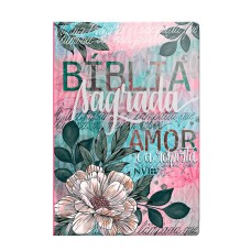 Bíblia NVI letra normal Especial - Flor Artística