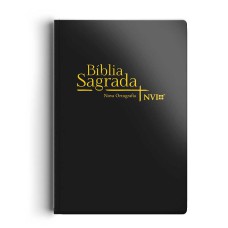 Bíblia NVI slim luxo - Preta