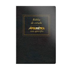 Bíblia Apologética com apócrifos - Luxo Preta