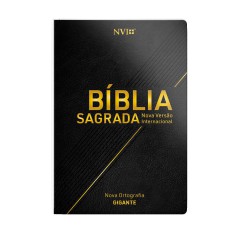 Bíblia NVI gigante Luxo Preta