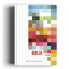 Bíblia NVI - Trilíngue extra gigante - Feminina