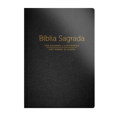 Bíblia ARC Extra Gigante - Dicionário e concordância - Luxo Preta