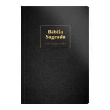 Bíblia NVI Grande com Cantor Cristão Luxo Preto