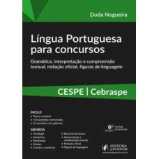 Língua portuguesa para concursos CESPE/CEBRASPE