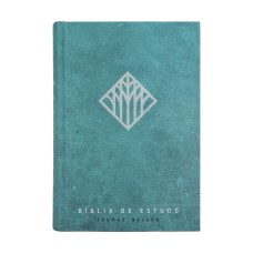 Bíblia de estudo Thomas Nelson, NVI, capa dura verde, Leitura Perfeita | Bíblia com mais de 50 mil recursos