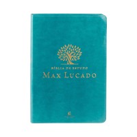 Bíblia de estudo Max Lucado - capa verde