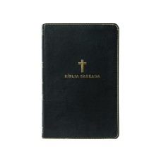 Bíblia Sagrada ACF, Couro Soft, Preta, Letra Grande, Leitura Perfeita