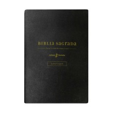 Bíblia NVI, Couro Soft, Preto, Letra Grande, Com Espaço para Anotações, Leitura Perfeita