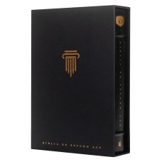 Bíblia de Estudo ACF, Couro-soft preto | Com comentários da King James Study Bible