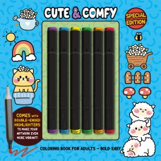 Cute & Comfy Coloring Book for Adults - Bold Easy - Special Edition - Livro de Colorir Adulto