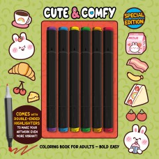 Cute & Comfy Coloring Book for Adults - Bold Easy - Special Edition - Livro de Colorir Adulto
