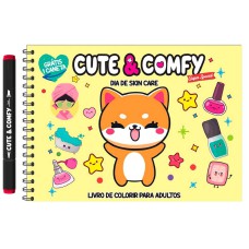 Cute & Comfy Super Special - Livro de Colorir Adulto - Dia de Skin Care