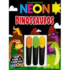 Colorindo com Neon - Dinossauros