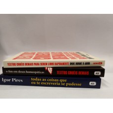 BOX TEXTOS CRUEIS IGOR PIRES