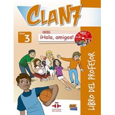 Clan 7 con hola, amigos! 3 libro del professor + 2 CD + CD-rom