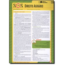 Sinteses Organizadas Saraiva Direito Agrario - Volume 33