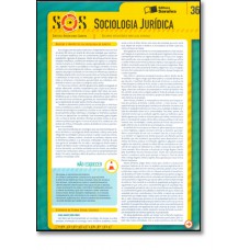 Colecao Sos - Sinteses Organizadas Saraiva Vol. 36 Sociologia Juridica
