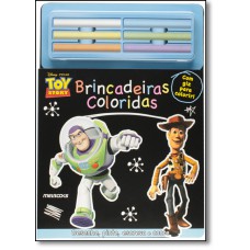 Disney Toy Story - Brincadeiras Coloridas - Com Giz Para Colorir
