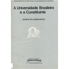 A universidade brasileira e a constituinte