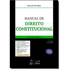 Manual De Direito Constitucional: Vol. Unico