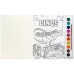 Brincando com Aquarela: Dinos