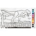 Brincando com Aquarela: Dinos