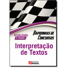 Rapidinhas De Concursos - Interpretacao De Textos (2Ed/2015)
