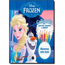 Disney Frozen - Caligrafia Numeros Com Neve