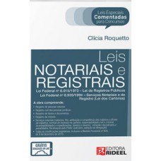 Leis notariais e registrais