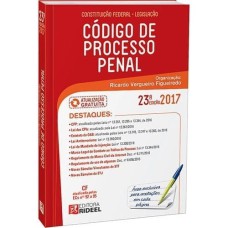 Codigo De Processo Penal (23Ed/2017)