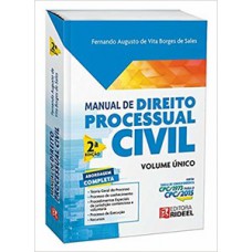 Manual de direito processual civil, volume único