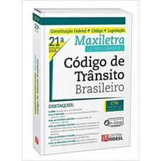 Código de trânsito brasileiro - Constituição federal (+ código + legislação) - Maxiletra