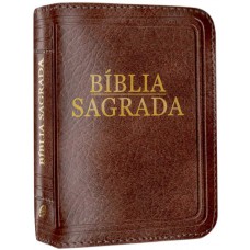 Bíblia Sagrada - Nova tradução na linguagem de hoje - (Bolso - Zíper marrom)