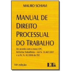 MANUAL DE DIREITO PROCESSUAL DO TRABALHO