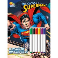 Colorir e atividades com canetinha: Superman