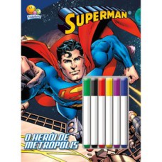 Colorir e Atividades c/canetinha: Superman