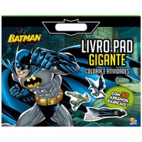 Batman Livro Pad Gigante Colorir e Atividades