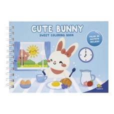 Sweet Coloring Book: Cute Bunny