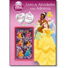 Disney Princesa Livro De Atividades Com Adesivos