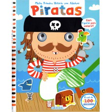 Minha primeira história com adesivos - piratas