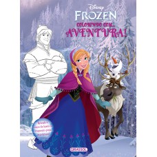 Disney - Frozen - colorindo com - aventura