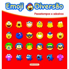 Emoji Diversão Vermelho - Passatempos e Adesivos