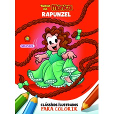 Turma da Mônica Clássicos Ilustrados para Colorir Rapunzel