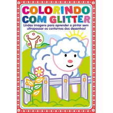 Colorindo com Glitter Ovelhinha