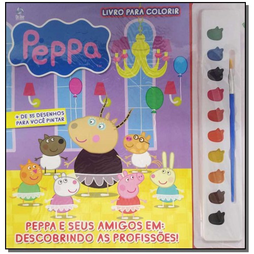 Desenho para colorir Peppa Pig : Hora de dormir 2