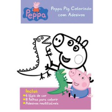 Peppa Pig Colorindo com Adesivos 02