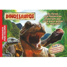 Dinossauros - Prancheta para colorir