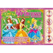 Princesas do reino - Prancheta para colorir